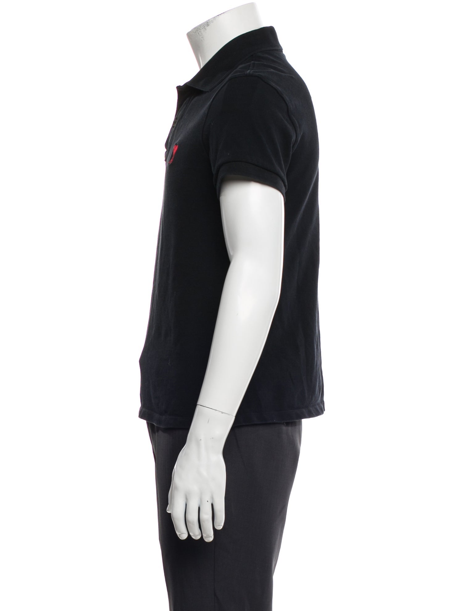 AMI Crew Neck Short Sleeve Polo Shirt